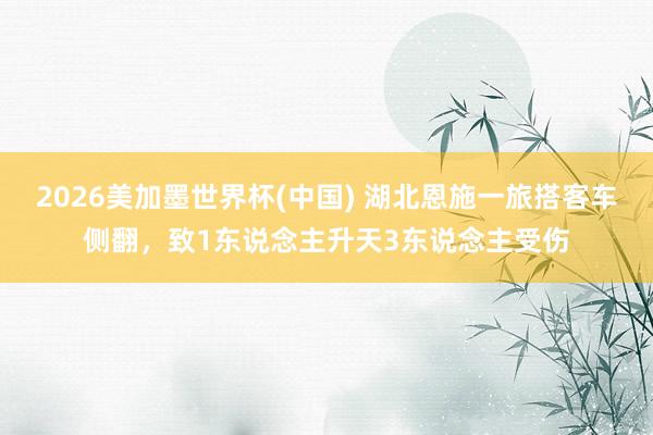 2026美加墨世界杯(中国) 湖北恩施一旅搭客车侧翻，致1东说念主升天3东说念主受伤