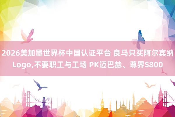 2026美加墨世界杯中国认证平台 良马只买阿尔宾纳Logo，不要职工与工场 PK迈巴赫、尊界S800