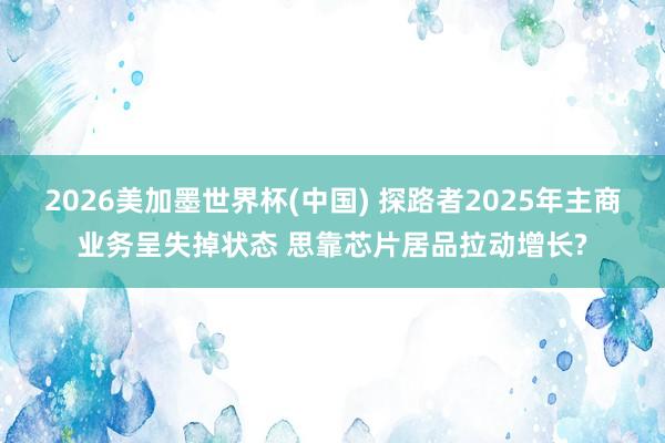2026美加墨世界杯(中国) 探路者2025年主商业务呈失掉状态 思靠芯片居品拉动增长?